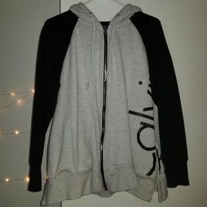 calvin klein zipper jacket with hood